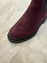 Load image into Gallery viewer, Suedette stretch ankle boot