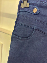 Load image into Gallery viewer, KMO DEBBIE high waisted denim jegging with button detail and back pockets - 28&#39;&#39;
