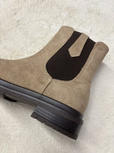Load image into Gallery viewer, Suedette stretch ankle boot
