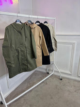 Load image into Gallery viewer, KMO SUE reversible raincoat with zip and popper closure and large hood - (TRUE TO SIZE)
