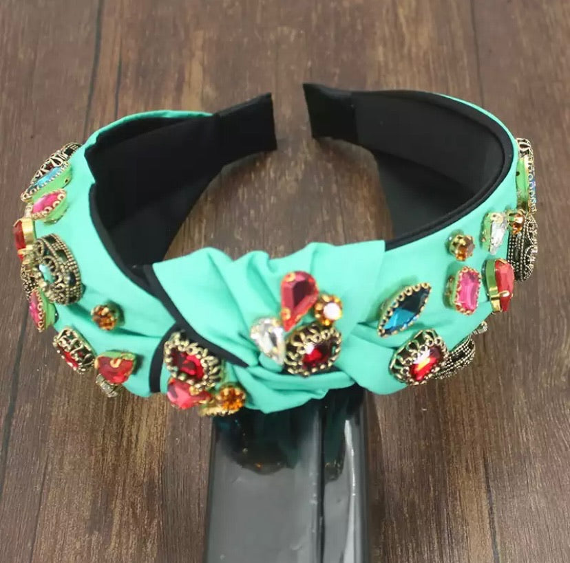 Twist jewelled headband